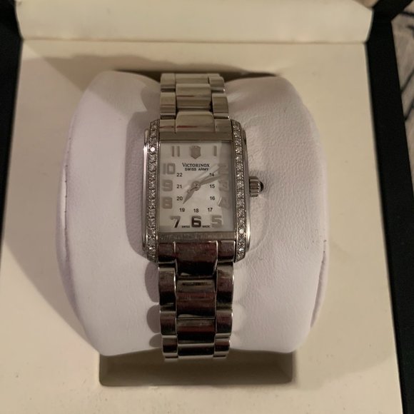 Swiss Army Women's Vivante Rectangle Diamond Watch - Picture 2 of 3